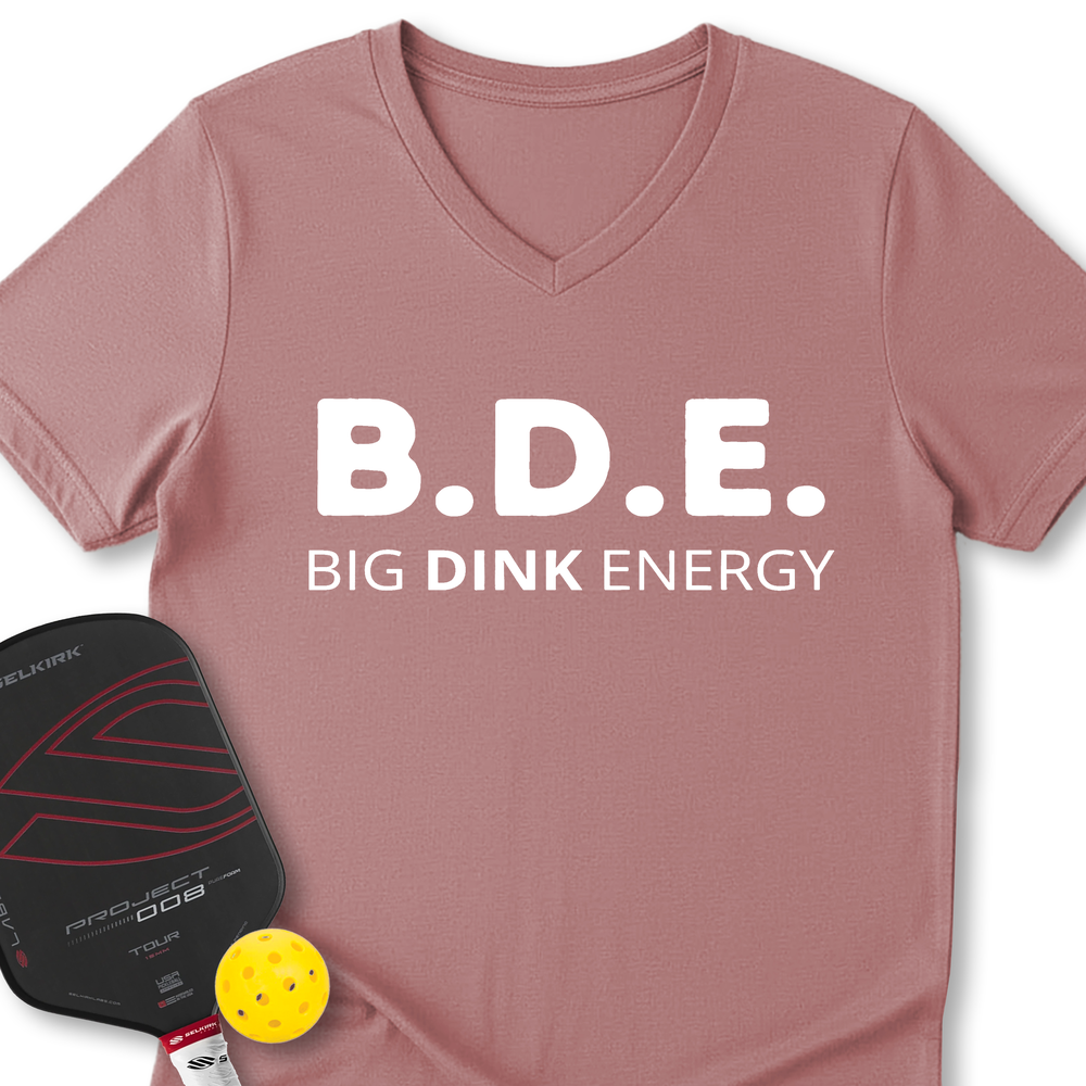 Big Dink Energy V-Neck T-Shirt - Picklechillz