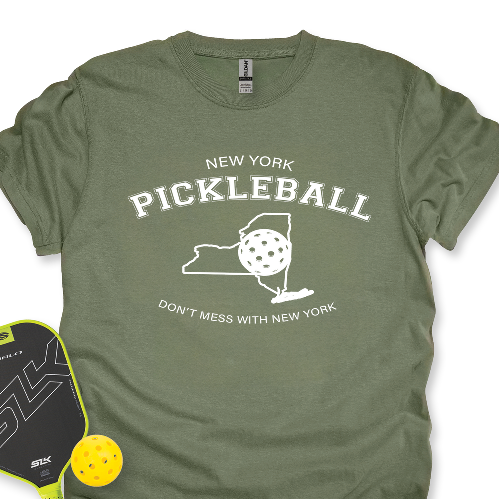 Don't Mess With New York Pickleball Unisex T-Shirt - Picklechillz