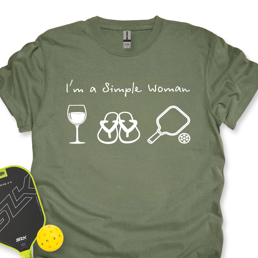 Pickleball Simple Woman Unisex T-Shirt - Picklechillz