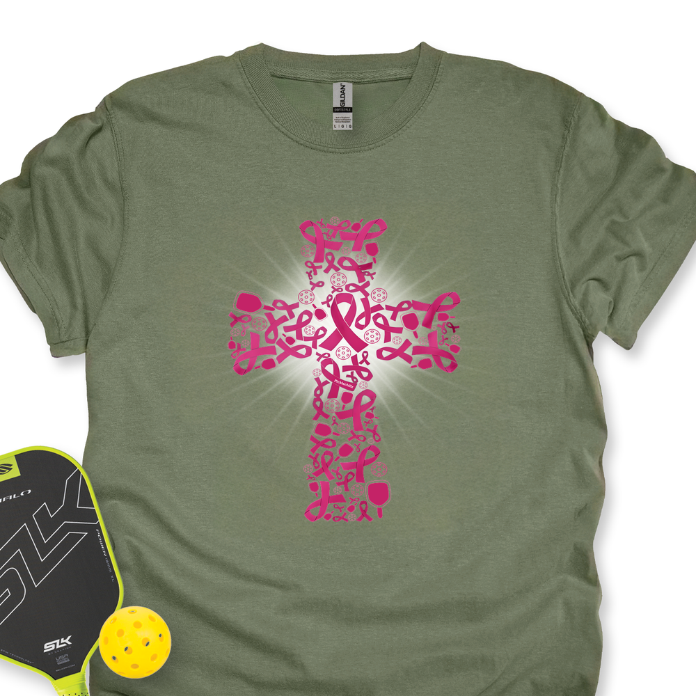 Breast Cancer Warrior Pickleball V2 Unisex T-Shirt - Picklechillz