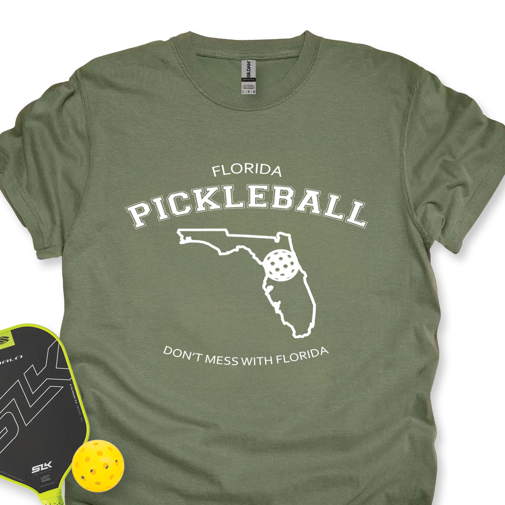 Don't Mess With Florida Pickleball Unisex T-Shirt - Picklechillz