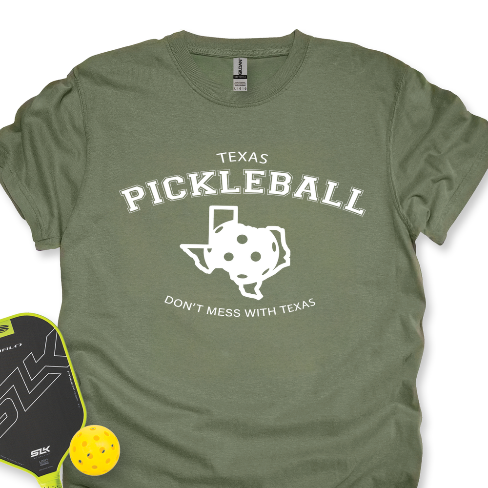 Don't Mess With Texas Pickleball Unisex T-Shirt - Picklechillz