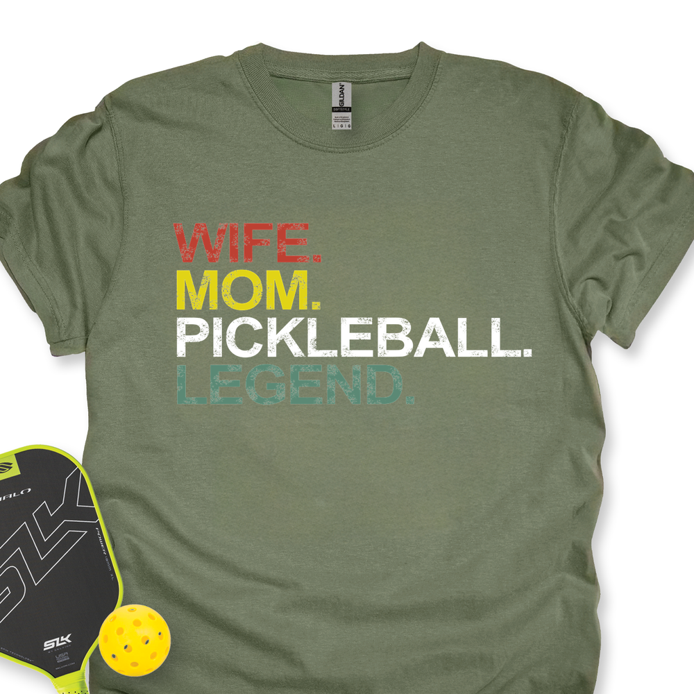 Funny Wife Mom Pickleball Legend Unisex T-Shirt - Picklechillz