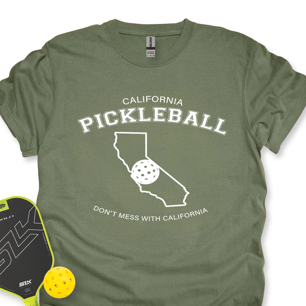 Don't Mess With California Pickleball Unisex T-Shirt - Picklechillz