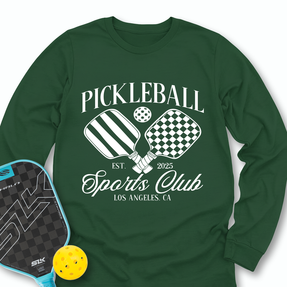 Custom Pickleball Social Club Long Sleeve - Picklechillz