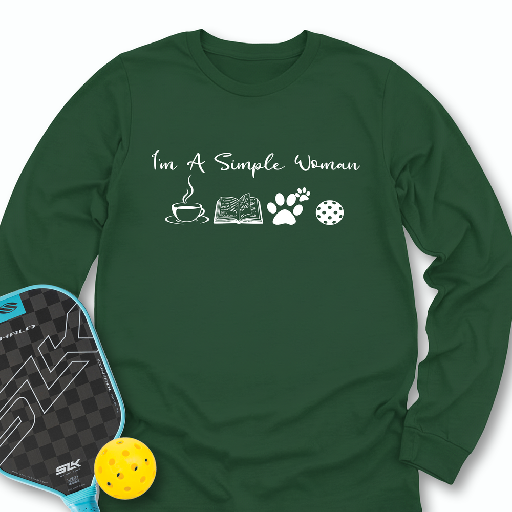 Pickleball Woman Long Sleeve - Picklechillz