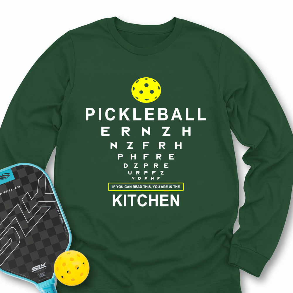 Funny Pickleball Kitchen Long Sleeve - Picklechillz