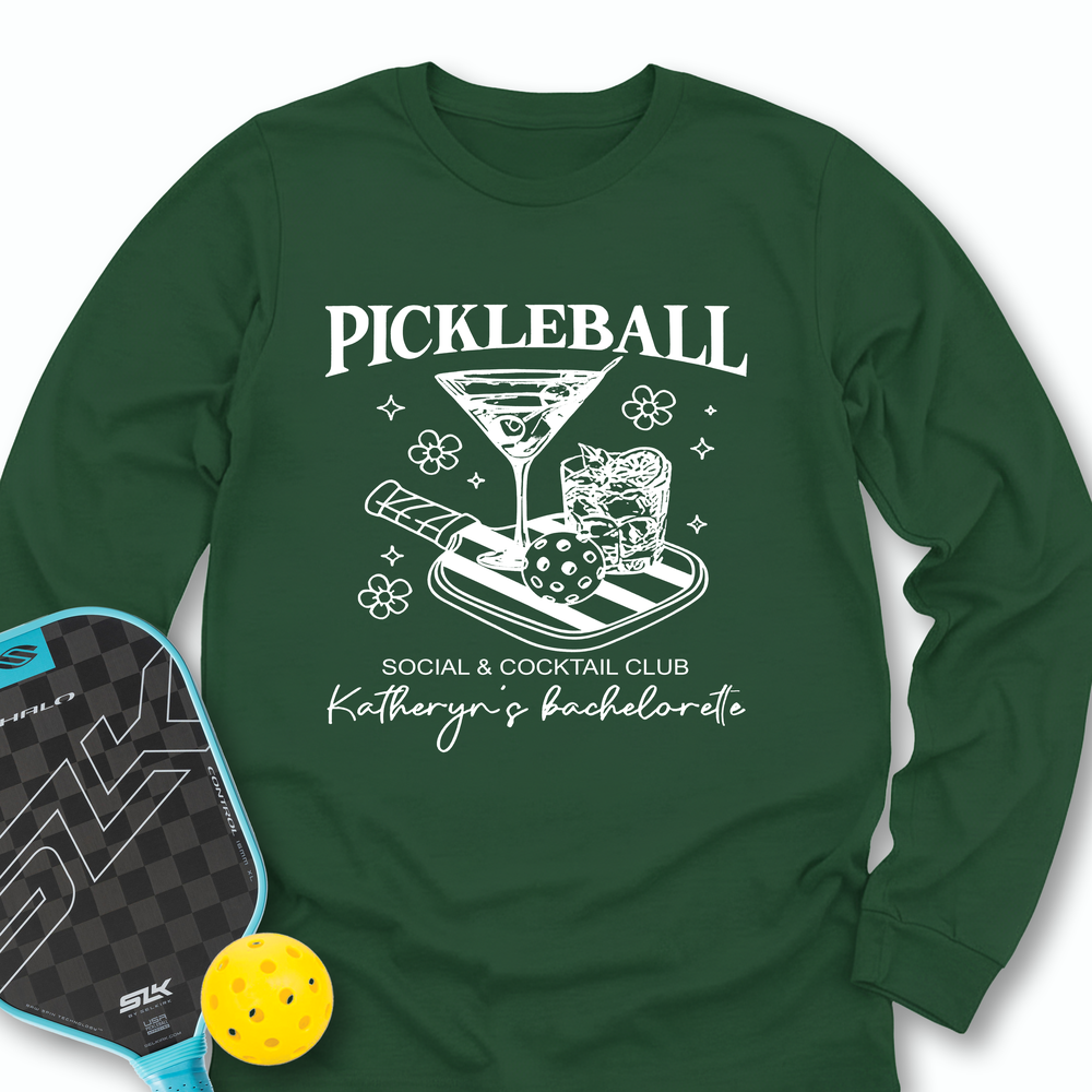 Pickleball Bachelorette Long Sleeve - Picklechillz