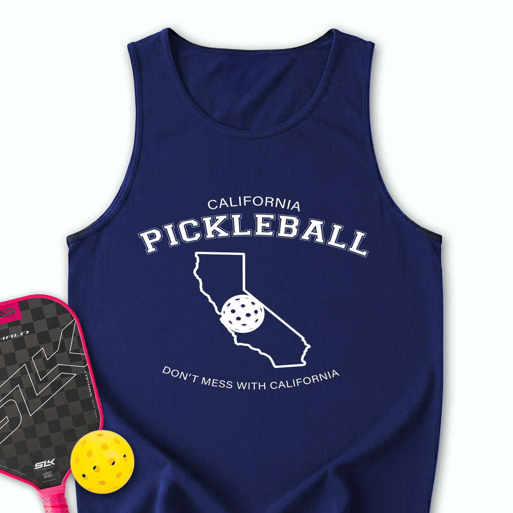 Don't Mess With California Pickleball Tank Top - Picklechillz