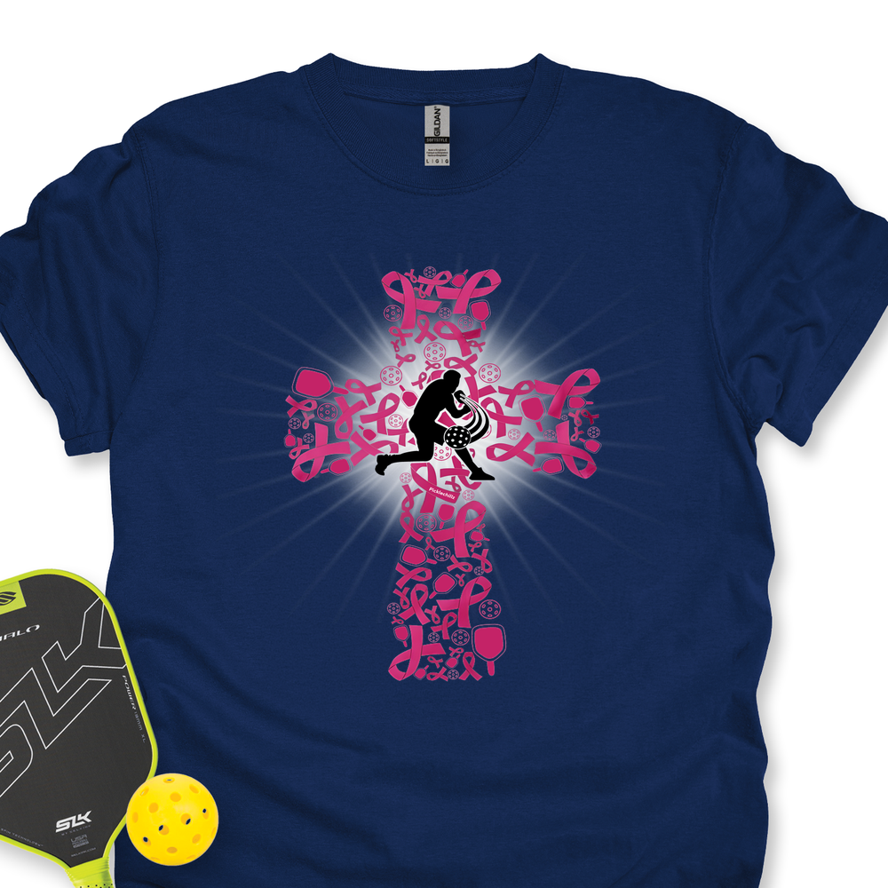 Breast Cancer Warrior Pickleball V1 Unisex T-Shirt - Picklechillz
