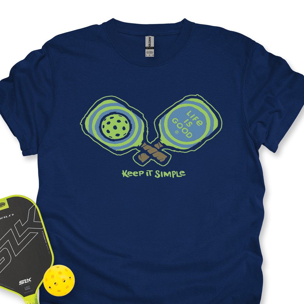 Pickleball Keep It Simple Life Is Good Unisex T-Shirt - Picklechillz