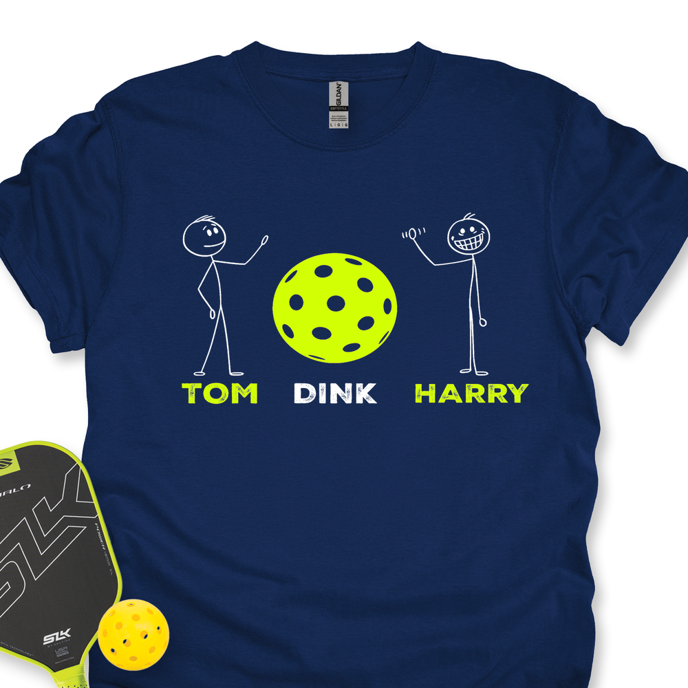 Pickleball - Tom Dink and Harry Unisex T-Shirt - Picklechillz