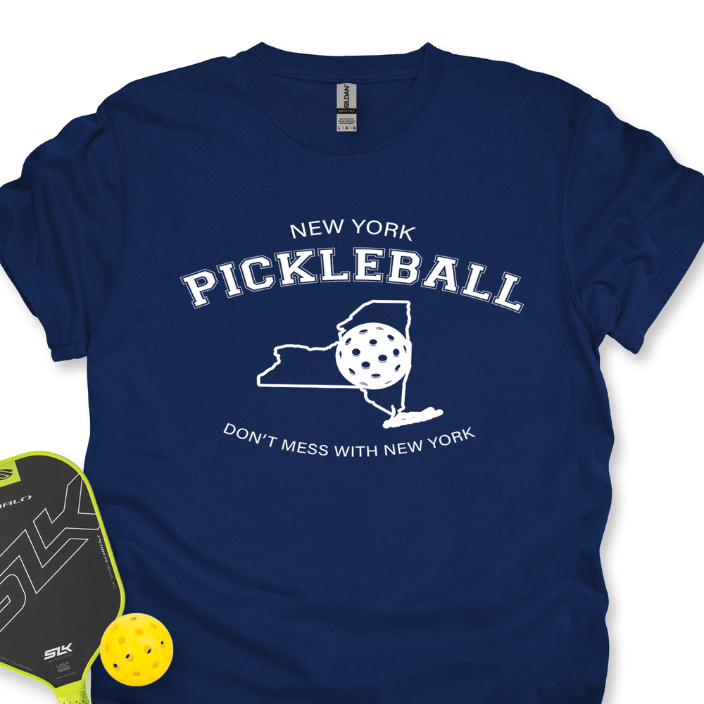 Don't Mess With New York Pickleball Unisex T-Shirt - Picklechillz