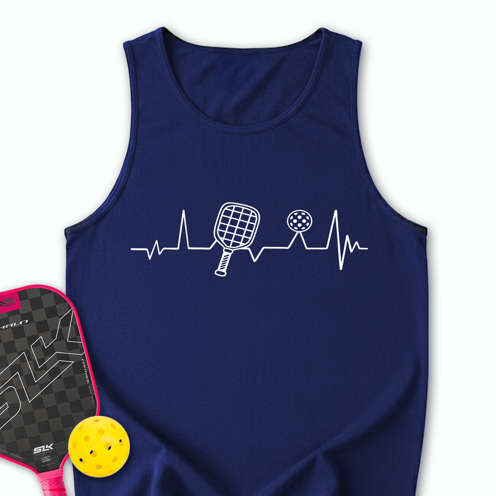 Pickleball Heartbeat Tank Top - Picklechillz