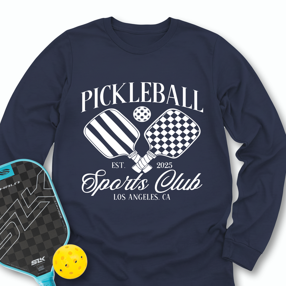 Custom Pickleball Social Club Long Sleeve - Picklechillz