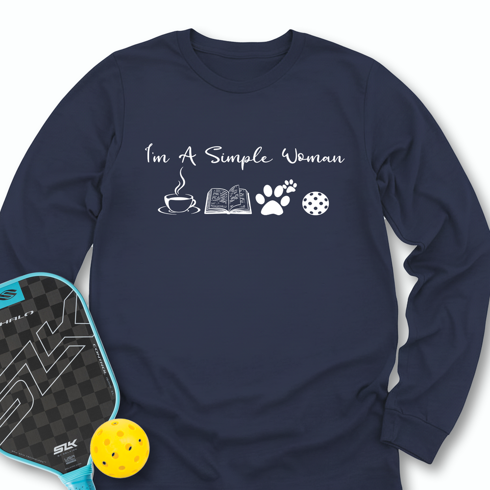 Pickleball Woman Long Sleeve - Picklechillz