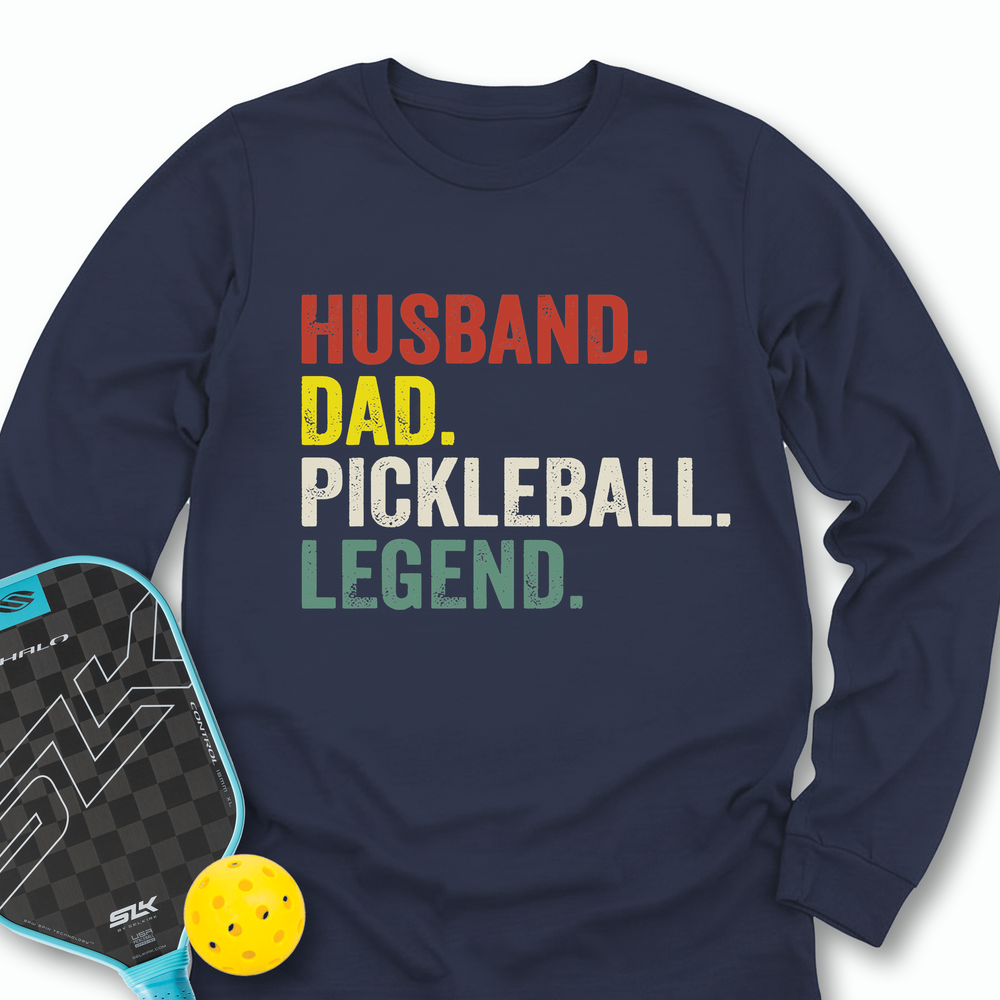 Funny Husband Dad Legend Long Sleeve - Picklechillz