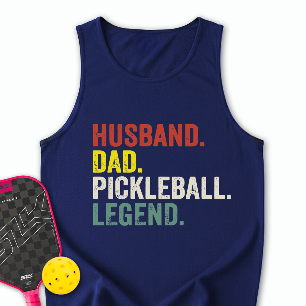 Funny Husband Dad Legend Tank Top - Picklechillz