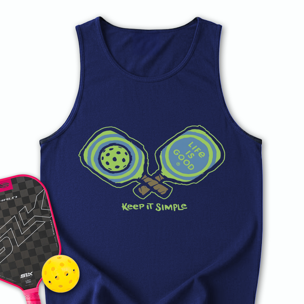 Pickleball Keep It Simple Life Is Good Tank Top - Picklechillz