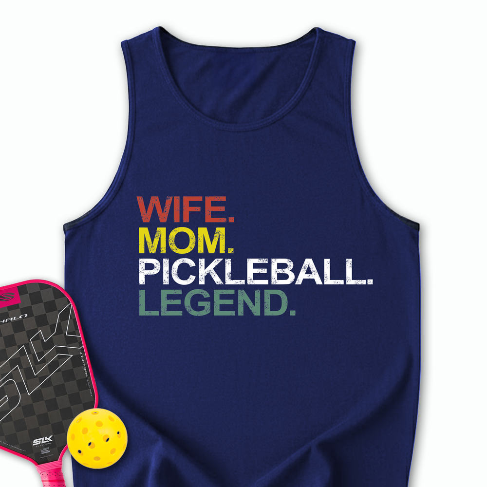 Funny Wife Mom Pickleball Legend Tank Top - Picklechillz