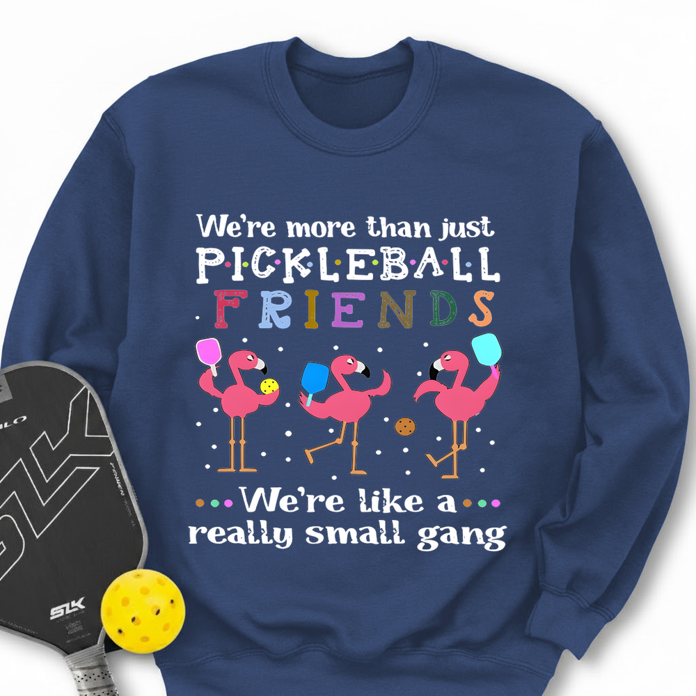 We'Re More Than Just Pickleball Friends... We'Re Like A... Really Small Gang Sweatshirt - Picklechillz