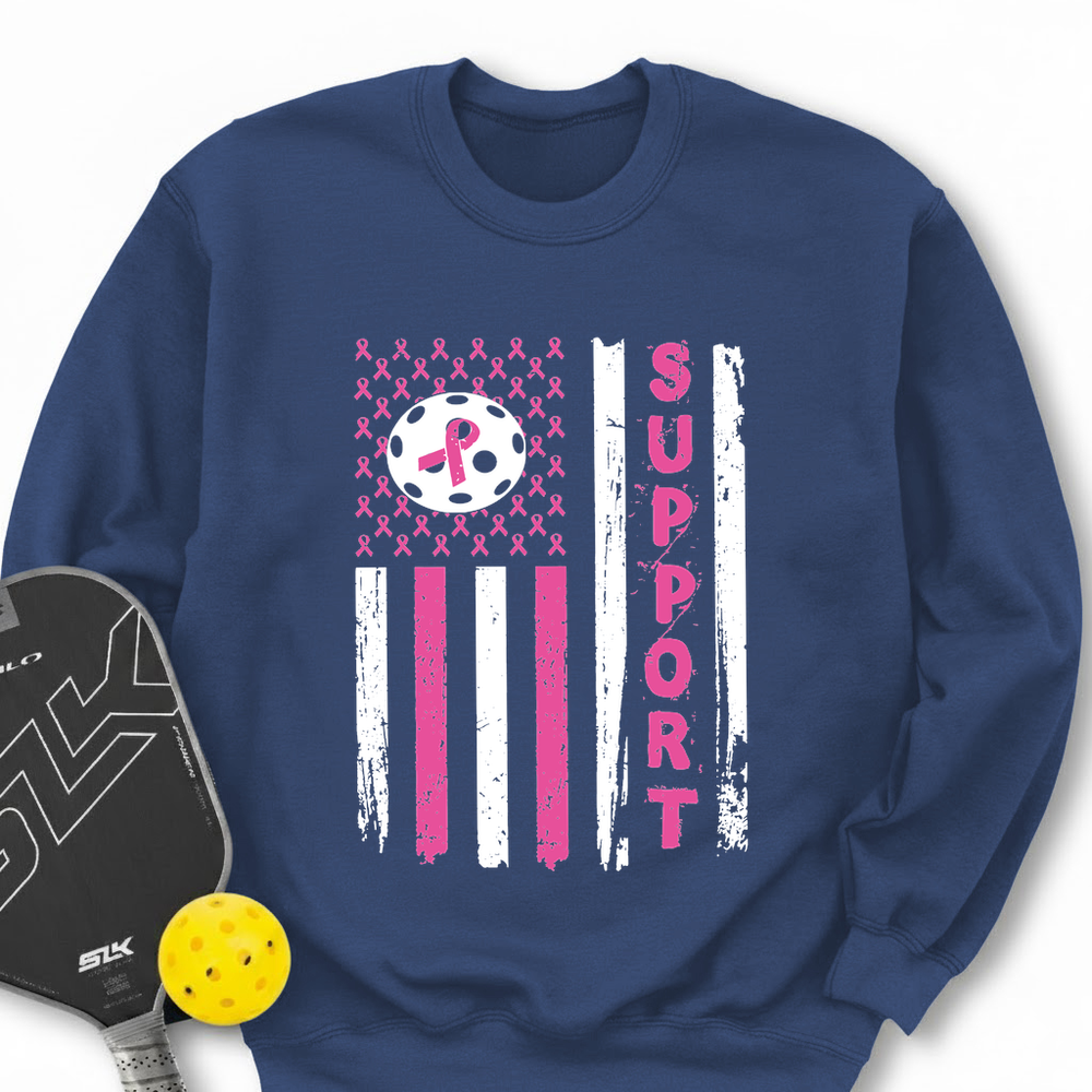 Breast Cancer Pickleball Sweatshirt - Picklechillz