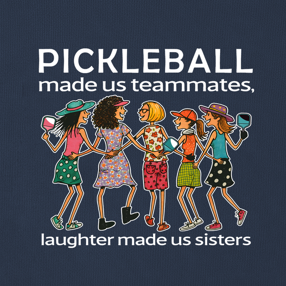 Pickleball Made Us Teammates, Laughter Made Us Sisters — Team 5 Sweatshirt - Picklechillz