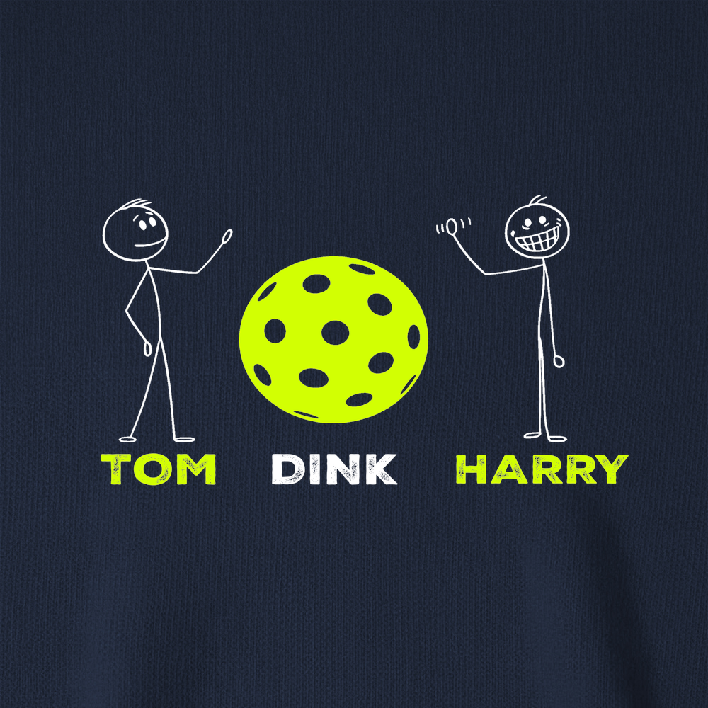Pickleball - Tom Dink and Harry V-Neck T-Shirt - Picklechillz