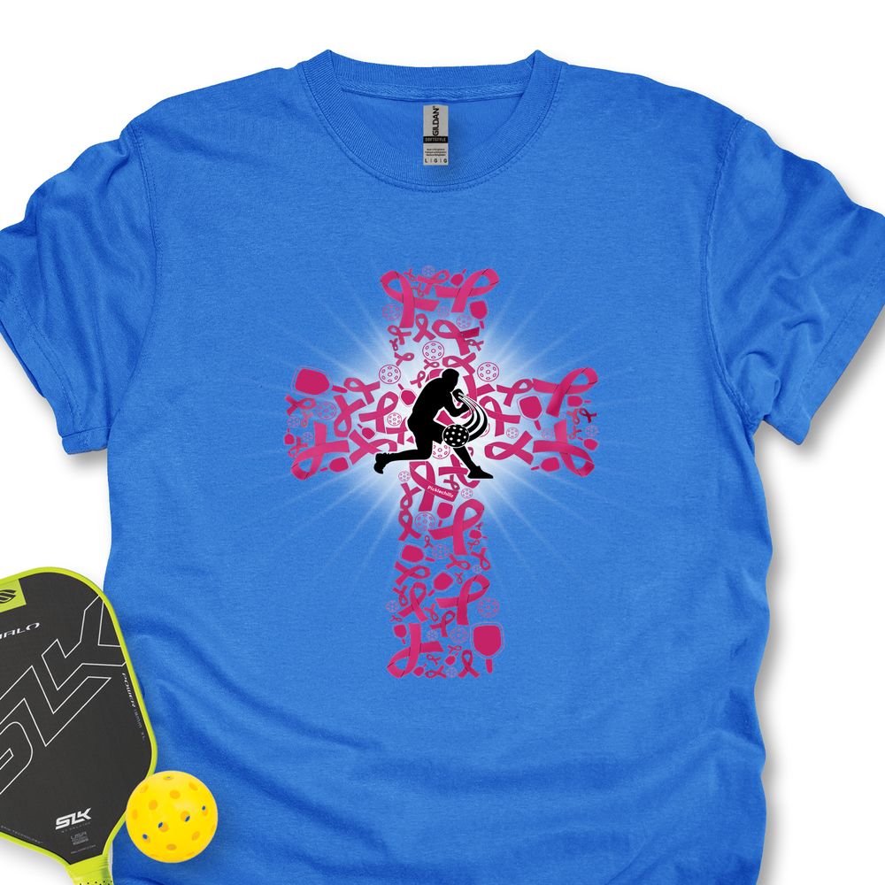 Breast Cancer Warrior Pickleball V1 Unisex T-Shirt - Picklechillz