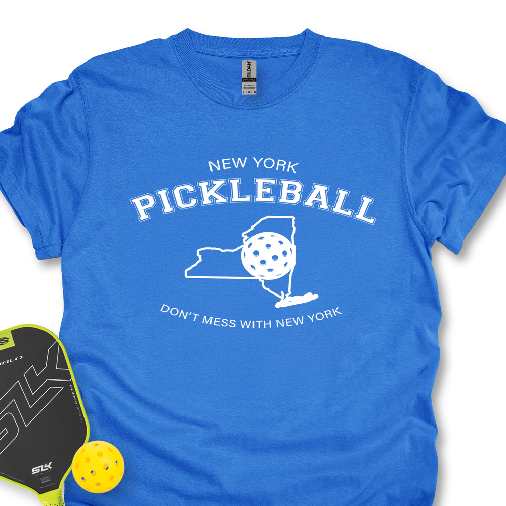 Don't Mess With New York Pickleball Unisex T-Shirt - Picklechillz