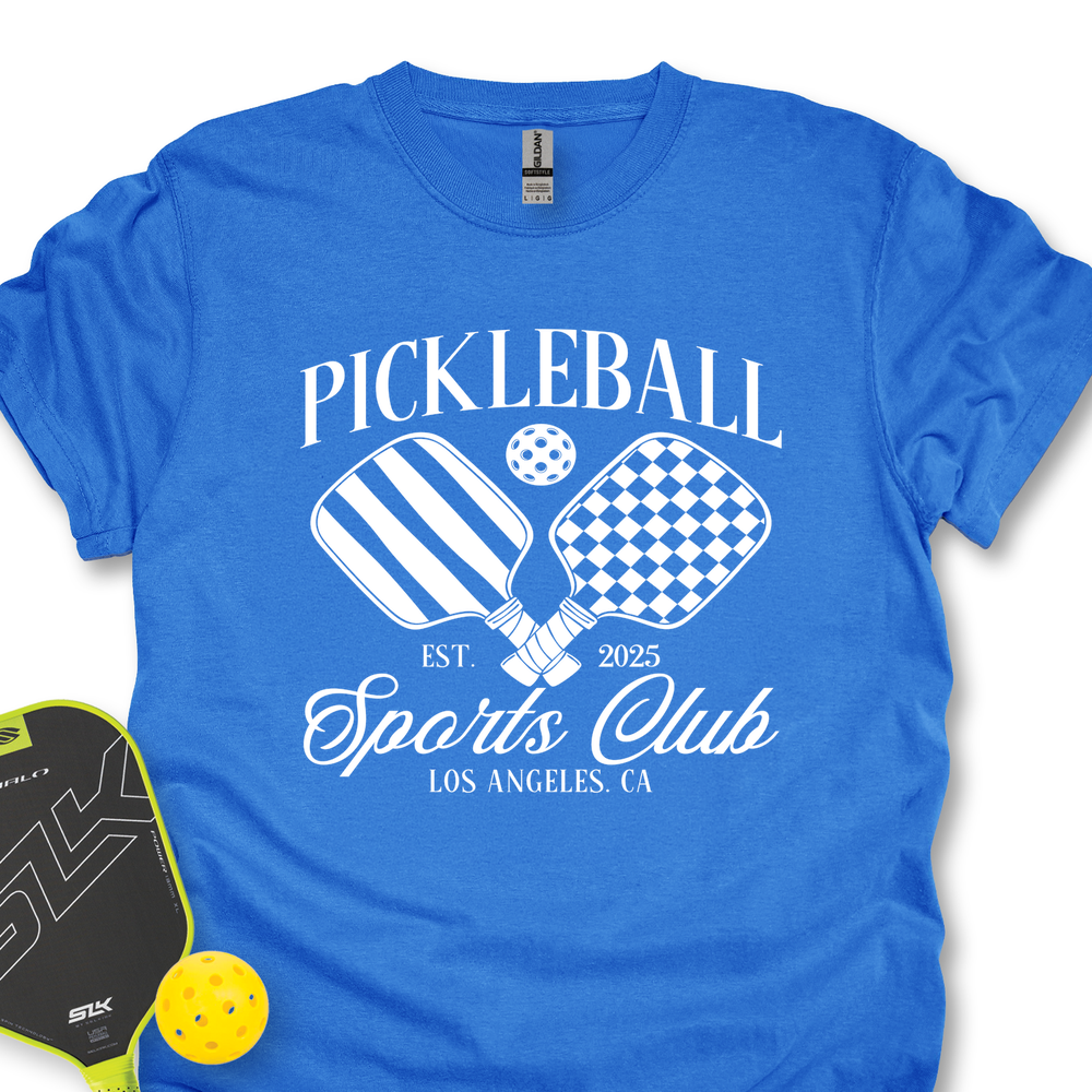 Custom Pickleball Social Club Unisex T-Shirt - Picklechillz