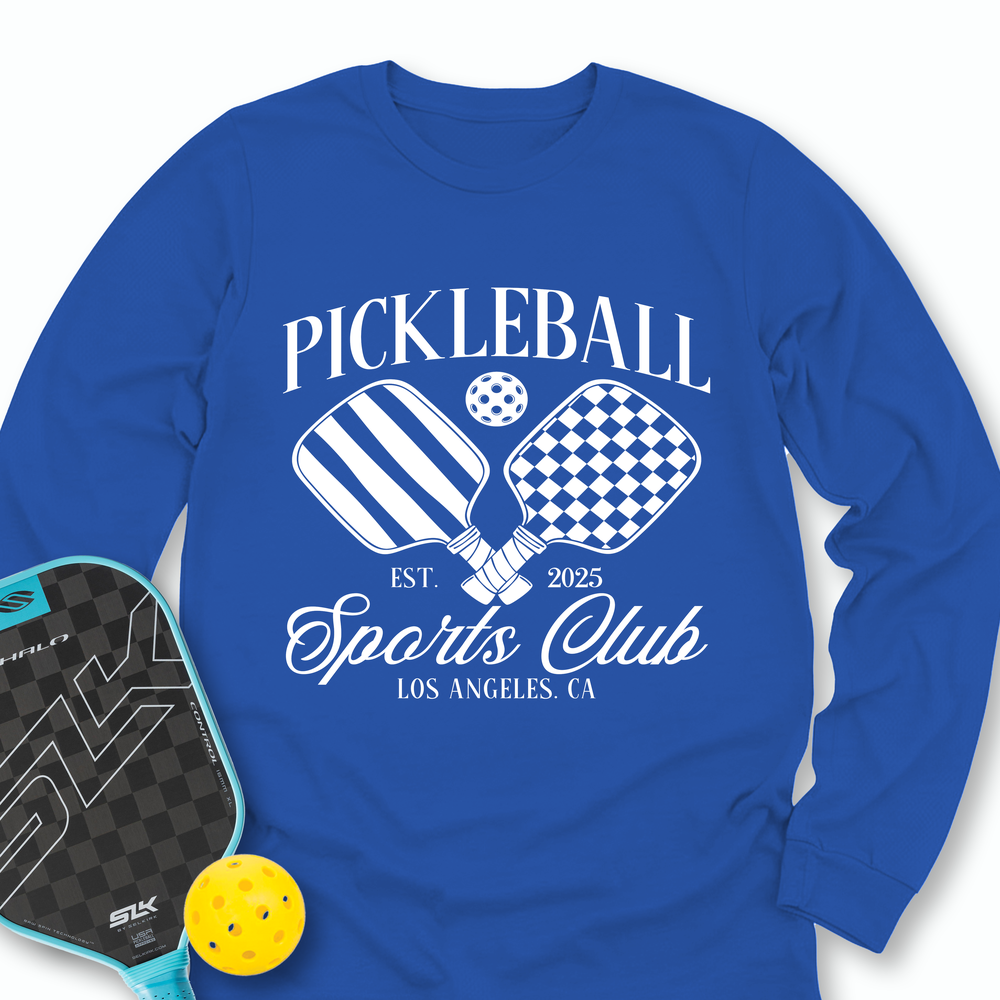 Custom Pickleball Social Club Long Sleeve - Picklechillz