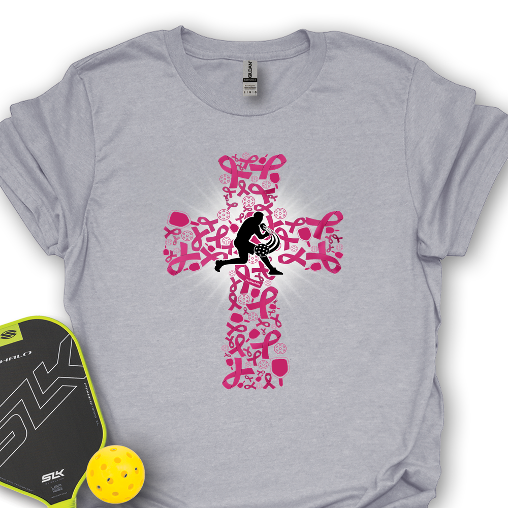 Breast Cancer Warrior Pickleball V1 Unisex T-Shirt - Picklechillz