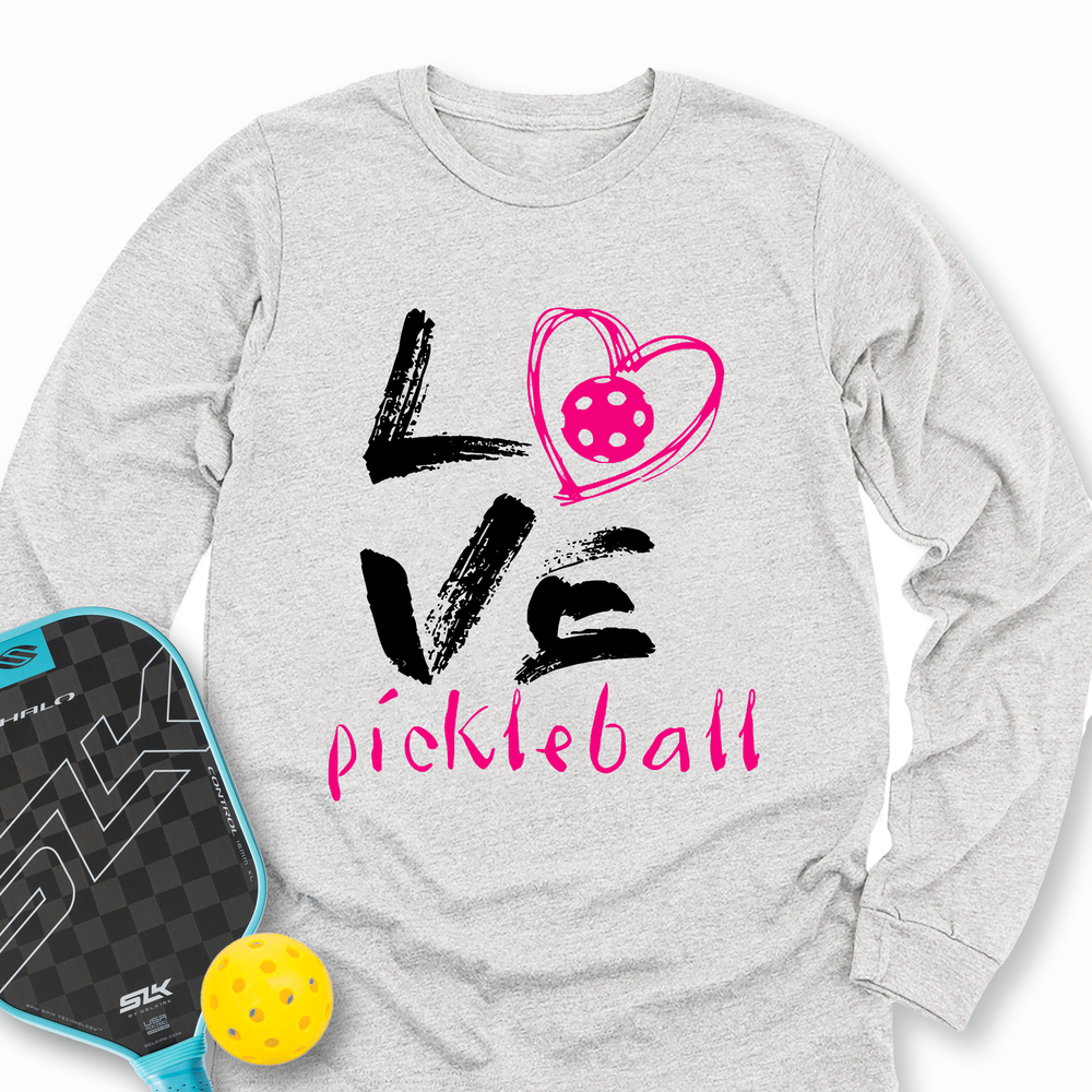 I Love Pickleball Long Sleeve - Picklechillz
