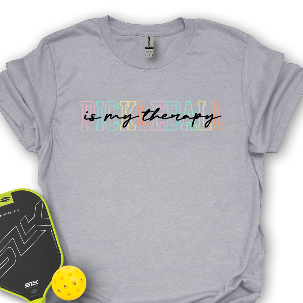 Pickleball Is My Therapy Unisex T-Shirt - Picklechillz