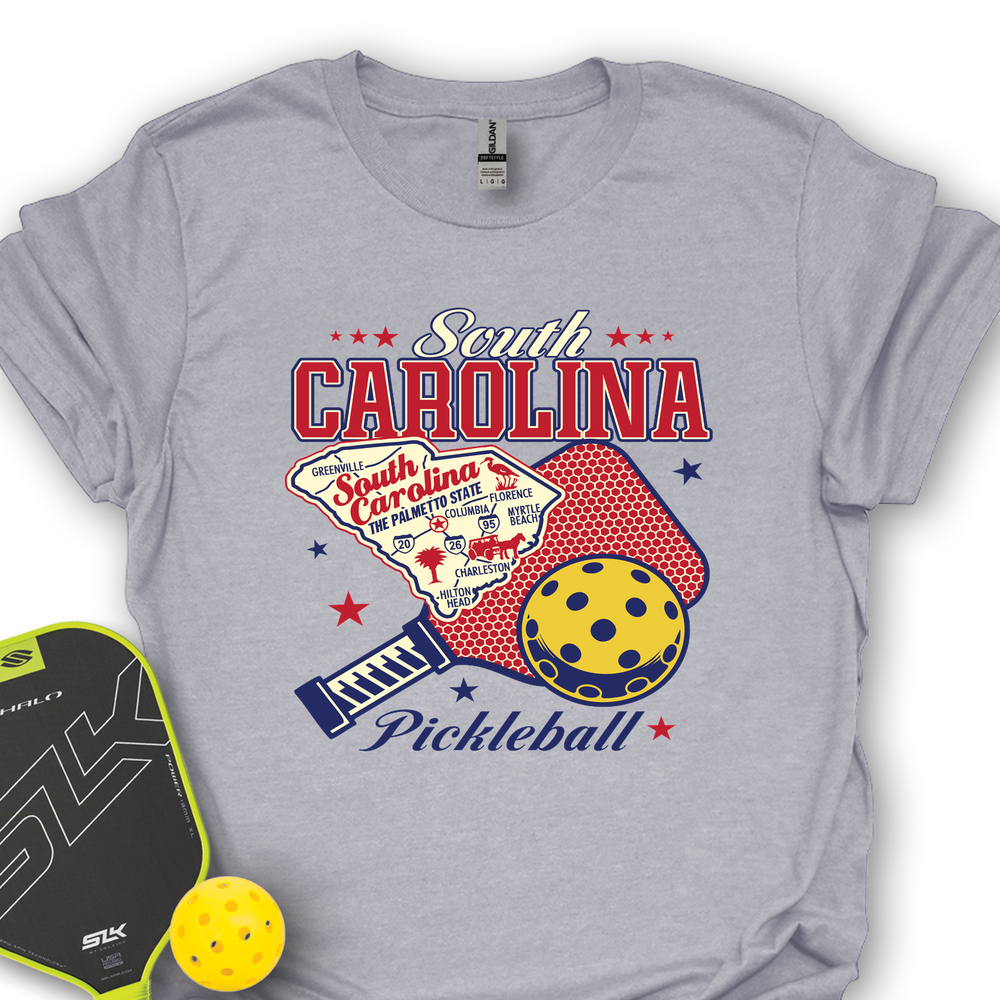 South Carolina Pickleball Unisex T-Shirt - Picklechillz