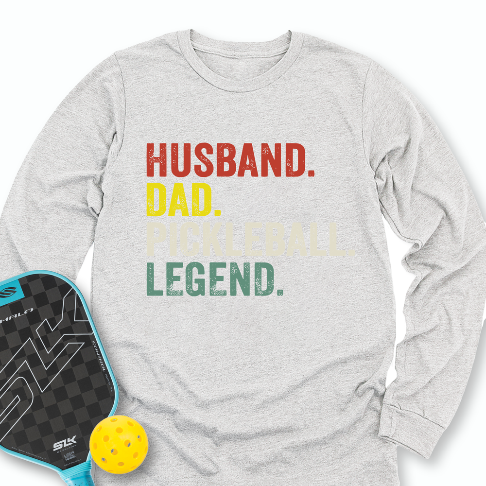 Funny Husband Dad Legend Long Sleeve - Picklechillz