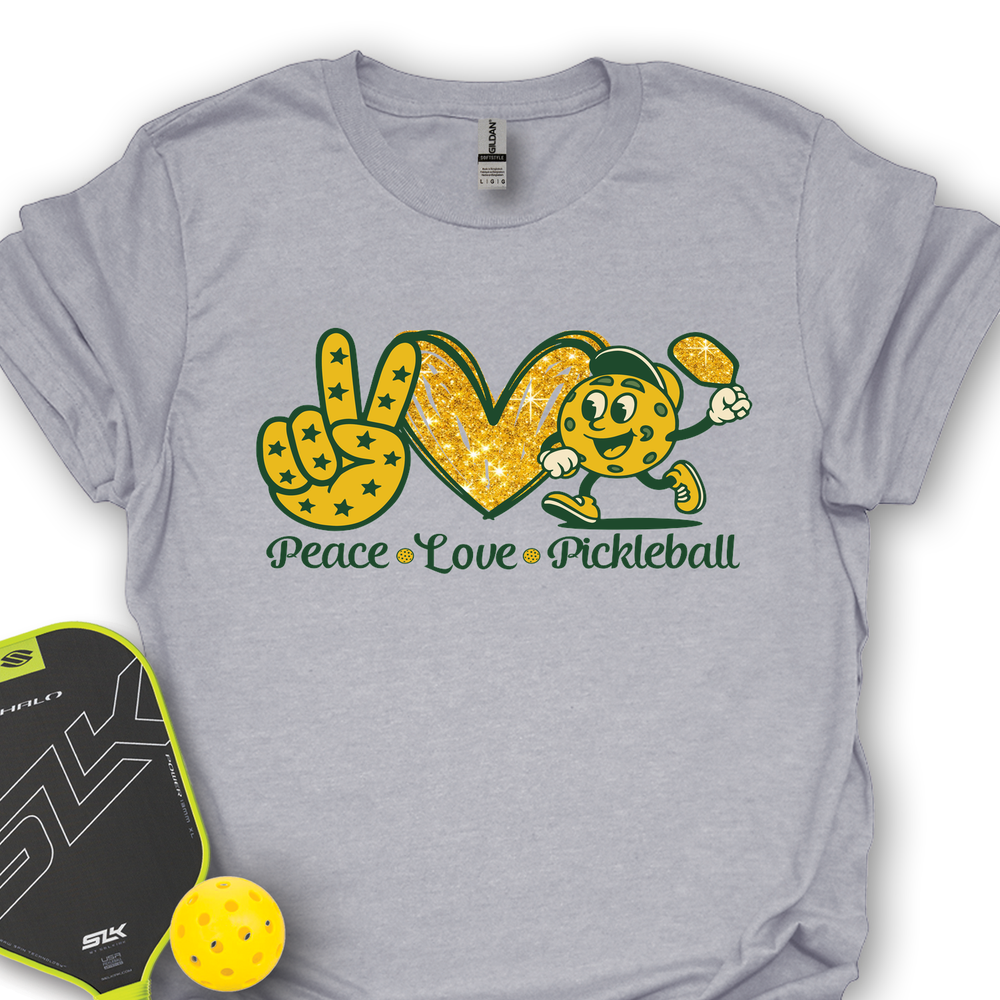 Peace Love Pickleball Unisex T-Shirt - Picklechillz