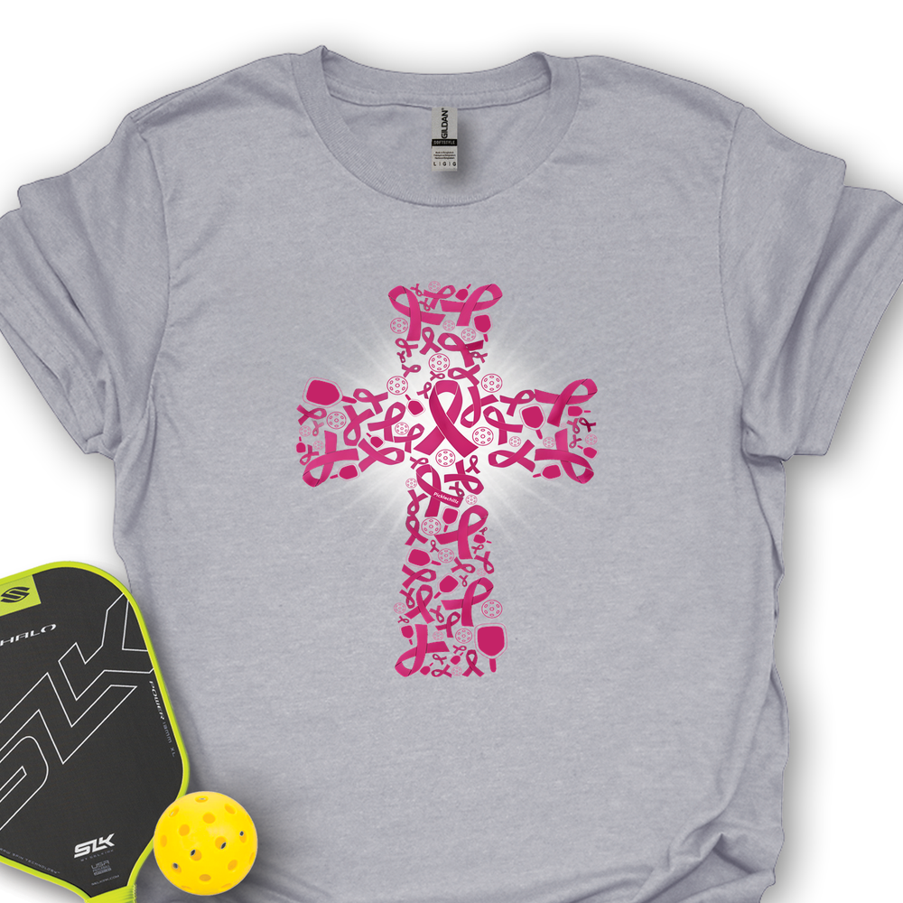 Breast Cancer Warrior Pickleball V2 Unisex T-Shirt - Picklechillz