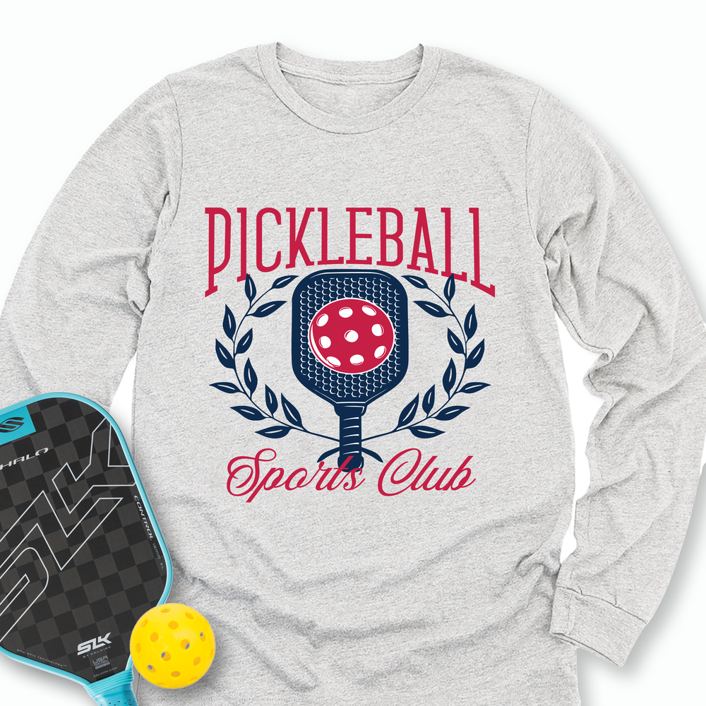 Pickleball Sports Club Graphic Long Sleeve - Picklechillz