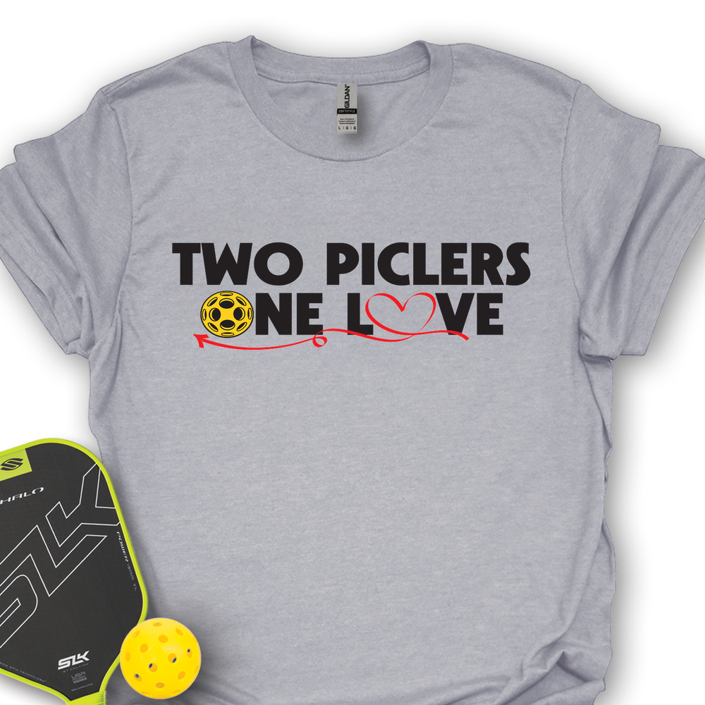 Two Picklers, One Love for Her Unisex T-Shirt - Picklechillz