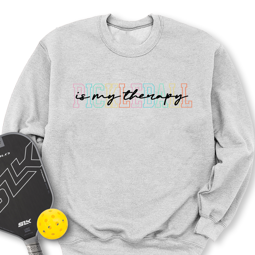 Pickleball Is My Therapy Sweatshirt - Picklechillz