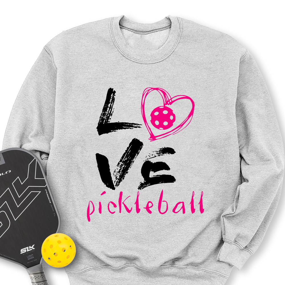 I Love Pickleball Sweatshirt - Picklechillz