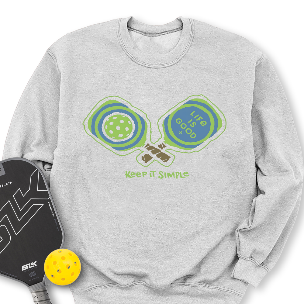 Pickleball Keep It Simple Life Is Good Sweatshirt - Picklechillz