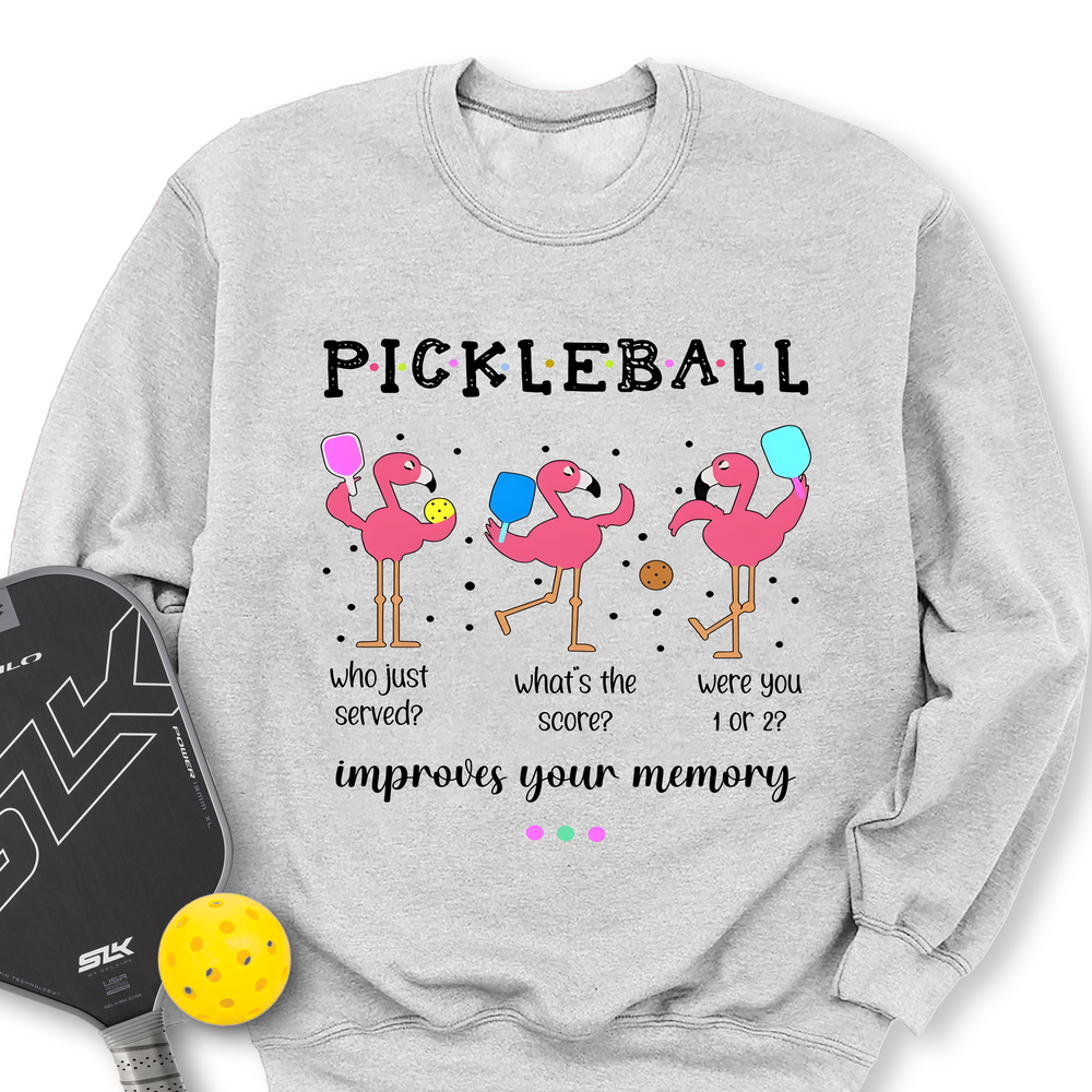 Pickleball Who Just Served? What's The Score? Sweatshirt - Picklechillz