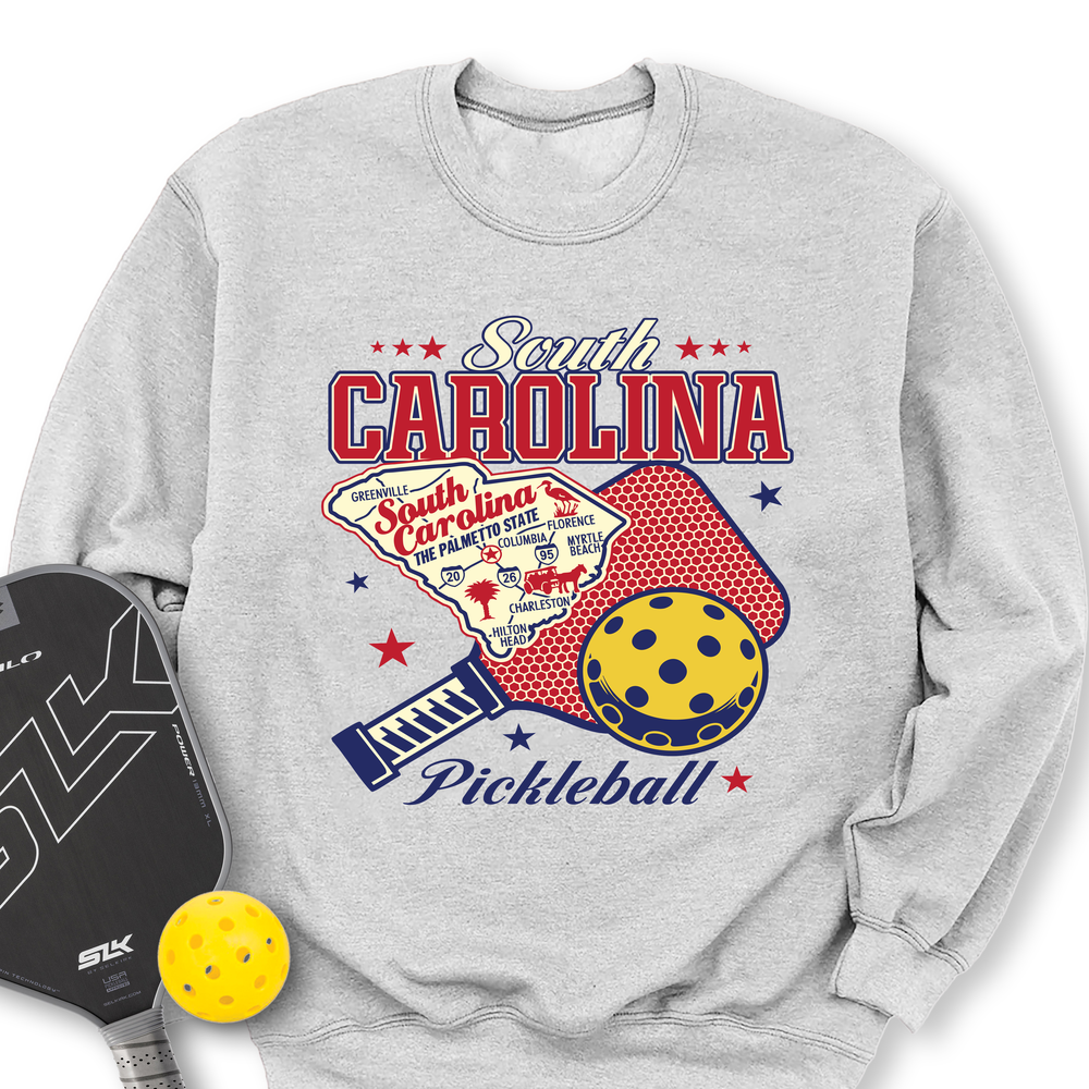 South Carolina Pickleball Sweatshirt - Picklechillz