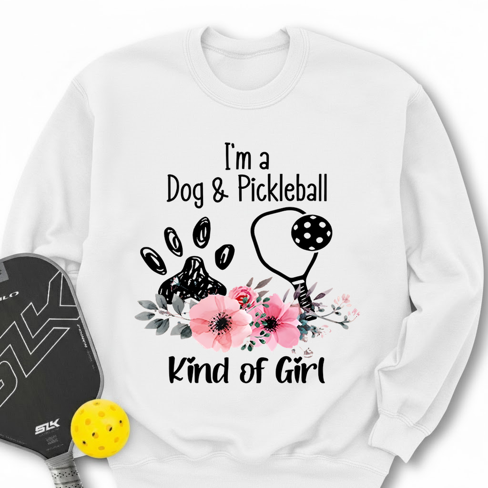 Dog Lover Pickleball Player Sweatshirt - Picklechillz