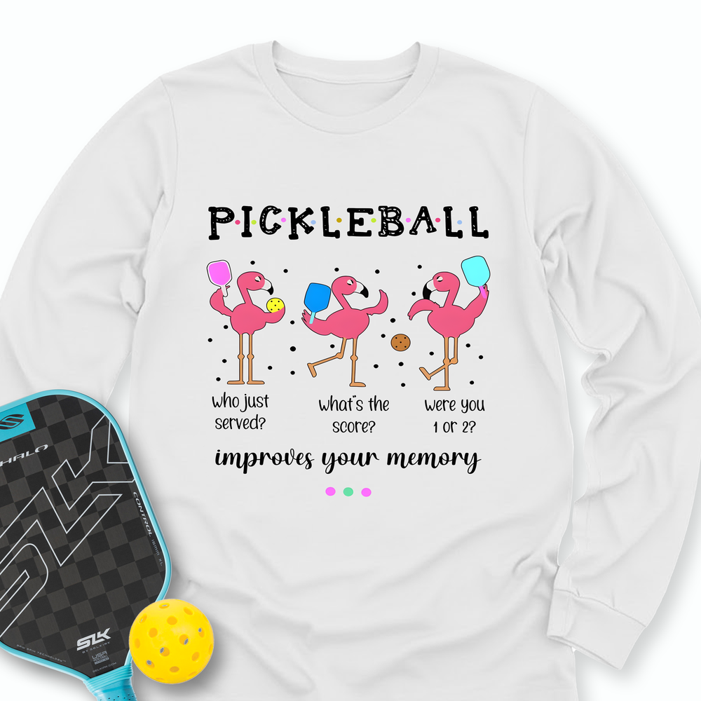 Pickleball Who Just Served? What's The Score? Long Sleeve - Picklechillz