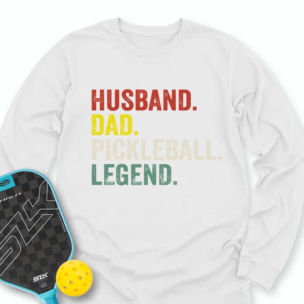 Funny Husband Dad Legend Long Sleeve - Picklechillz