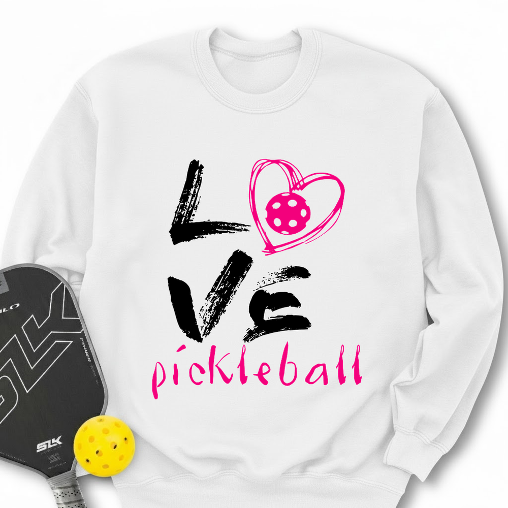 I Love Pickleball Sweatshirt - Picklechillz